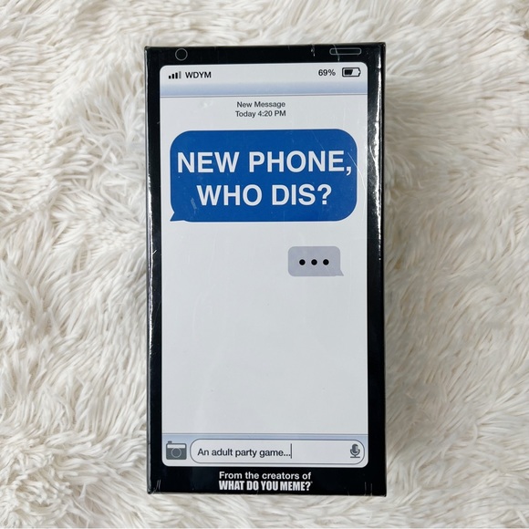 New Phone, Who Dis? Adult Party Game by What Do You Meme® brand new sealed box - Picture 9 of 9